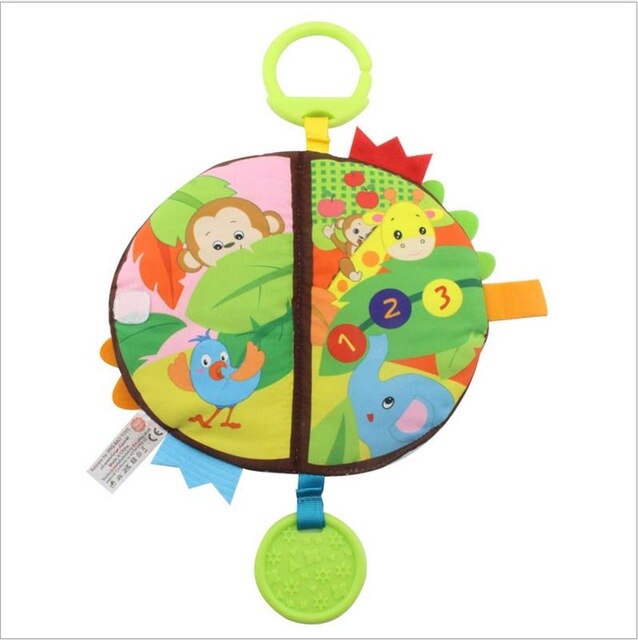 Learning Toys Baby Animal Cloth Book New Infant Kid Intelligence Development Toy Forest Sky Educational Bed Cognize Books Gift