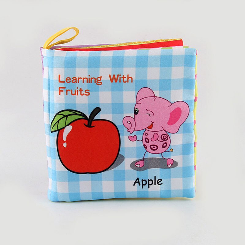 Cloth book learning resources educational pictures baby early development soft textile quiet read child kids toy fabric booklets