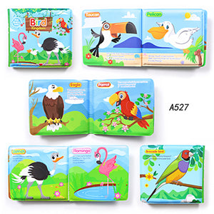 Waterproof Bath Book Early Learning Cloth Book With BB Device Intelligence Development Dolphin happy farm EVA Floating Toy