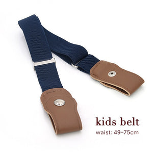 Buckle-Free Belt For Jean Pants,Dresses,No Buckle Stretch Elastic Waist Belt For Women/Men,No Bulge,No Hassle Waist Belt