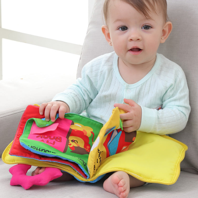 Multiple Cartoon Baby Cloth Book 0-3 Y Early Learning Educational Toys Soft Cloth Development Baby Books Baby & Toddler Toys