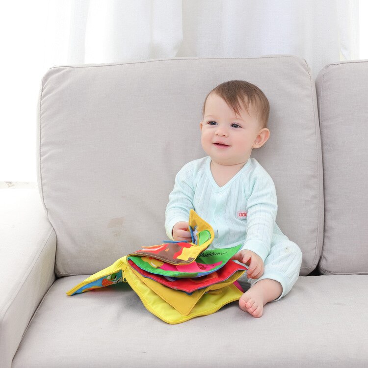 Multiple Cartoon Baby Cloth Book 0-3 Y Early Learning Educational Toys Soft Cloth Development Baby Books Baby & Toddler Toys