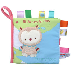 Baby Book Soft Cloth Books Toddler Newborn Early Learning Develop Cognize Reading English Book Toys Kids Active Quiet Book 4L